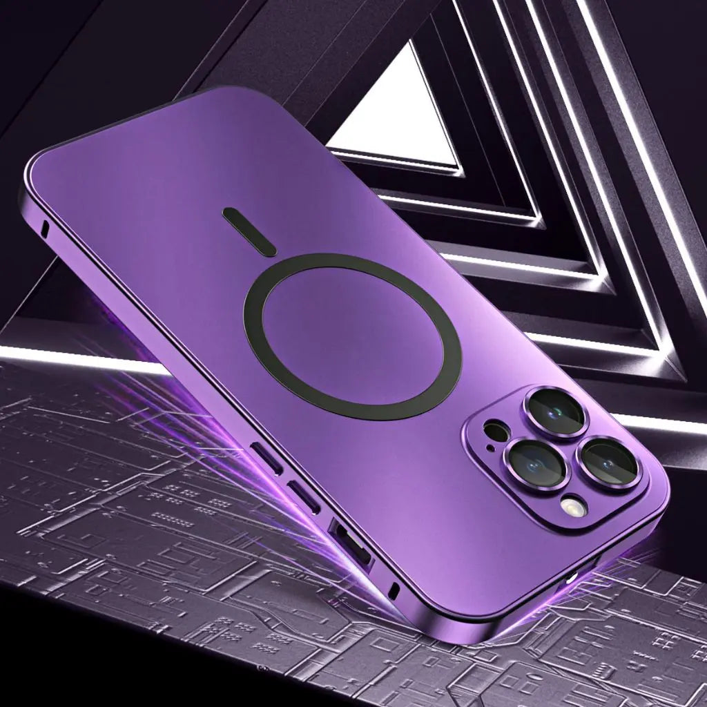 Magnetiskt Metallfodral | Elegant Skydd för iPhone Carvallo