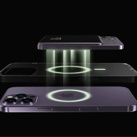 Power Bank Slim Trådlös Magnetisk Laddare Carvallo