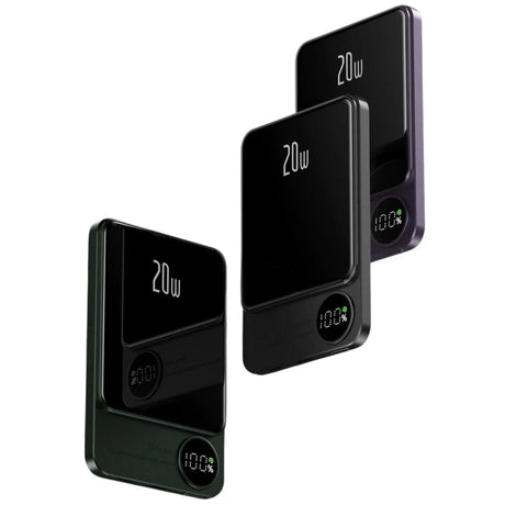 Power Bank Slim Trådlös Magnetisk Laddare Carvallo