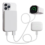 Trådlös laddare powerbank med magnetisk design Carvallo