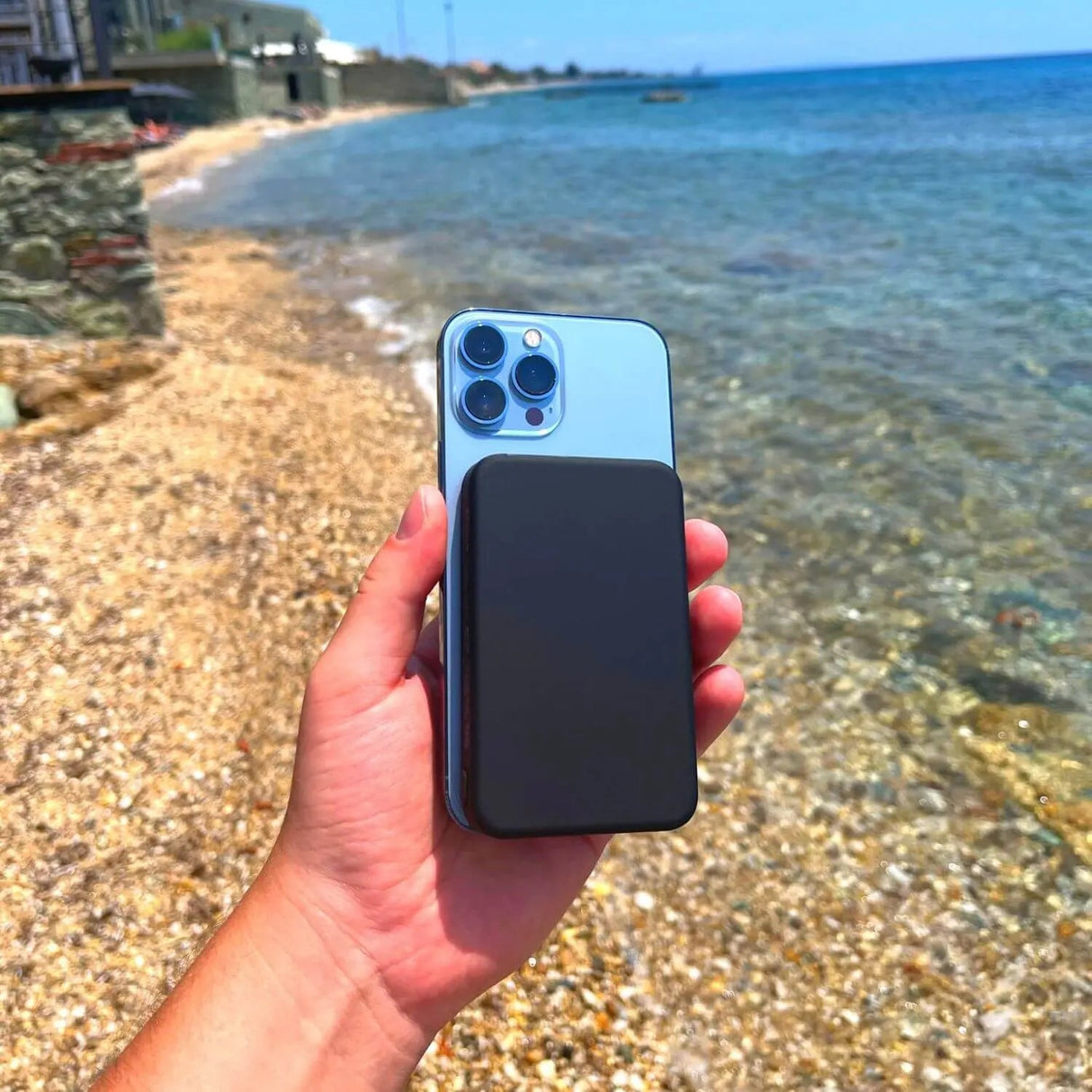 Trådlös laddare powerbank med magnetisk design Carvallo