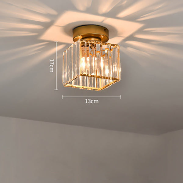 Modern Flush Mount Ceiling Light – 1-Ljuskälla Hall Fixture Carvallo