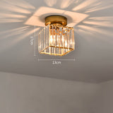 Modern Flush Mount Ceiling Light – 1-Ljuskälla Hall Fixture Carvallo