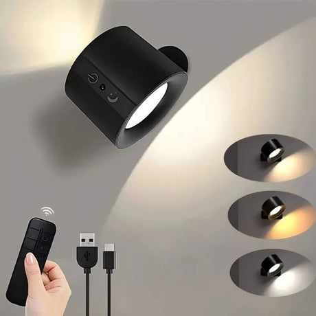 NordGlow – Magnetisk LED Vägglampa med Dubbla Ljuskällor | Flexibel Belysning för Hemmets Alla Hörn-Lamps-BB-Hemnix