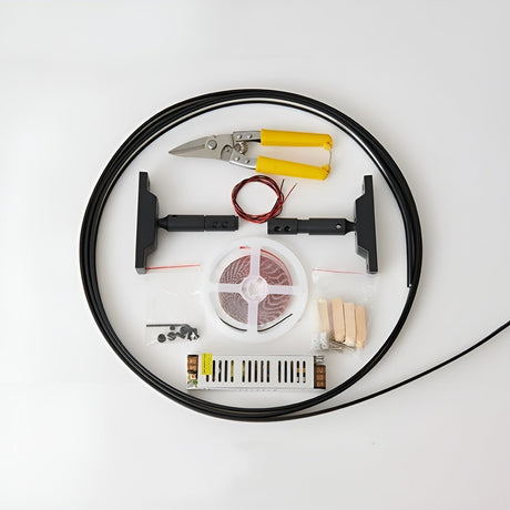 LED-vägglampa i linjärt design – Slank design i stål | För vardagsrum och sovrum Carvallo