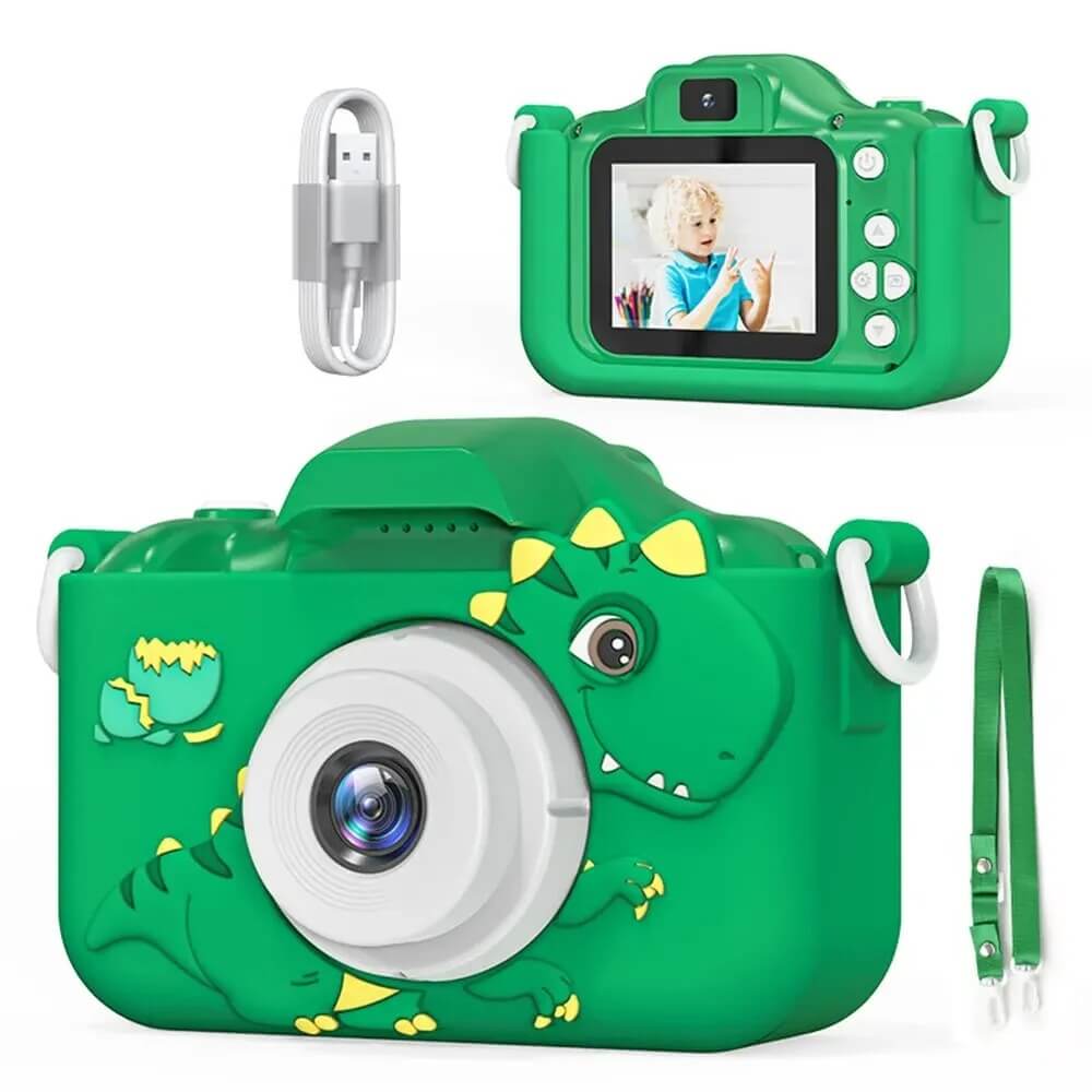 Pixikids – Digital Barnkamera | Fånga Barndomens Magi i Varje Bild-Educational Toys-BB-Grön-Hemnix