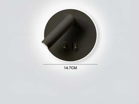 OrbiBeam Ljus – Justerbar 350-Graders Rotation Vägglampa Carvallo