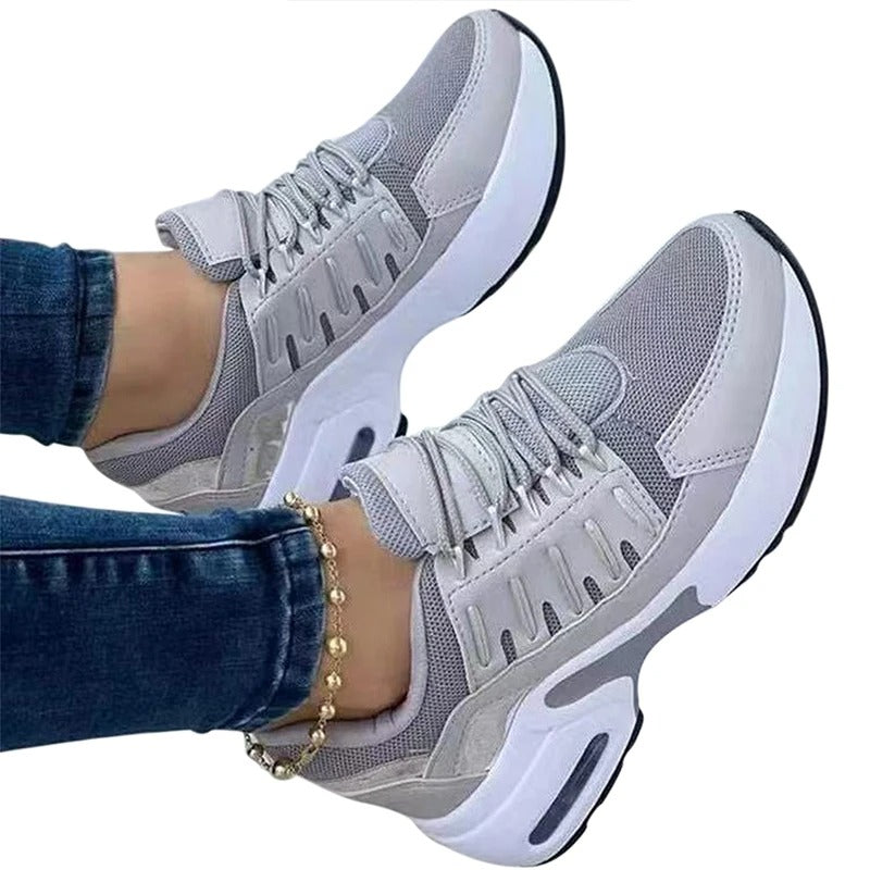Halkfria ortopediska Arch Support Shoes-Hemnix-Grå-35-Hemnix