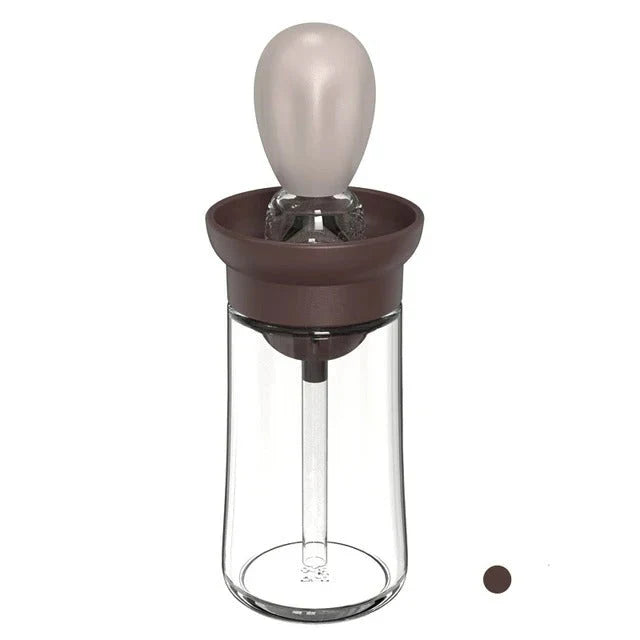 Ölpump med silikonpensel – Precisionsdosering & Enkel användning för matlagning & grillning Carvallo