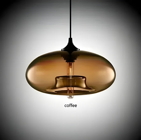 Färgglad glaspendellampa – Modern nordisk belysning för mysiga rum Carvallo