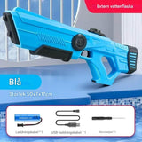 SplashForce – Automatisk Vattenkanon för Lek & Sommarspel | Elkraft, Lång Räckvidd och Massor av Action-Water Play Equipment-BB-Blå-Hemnix