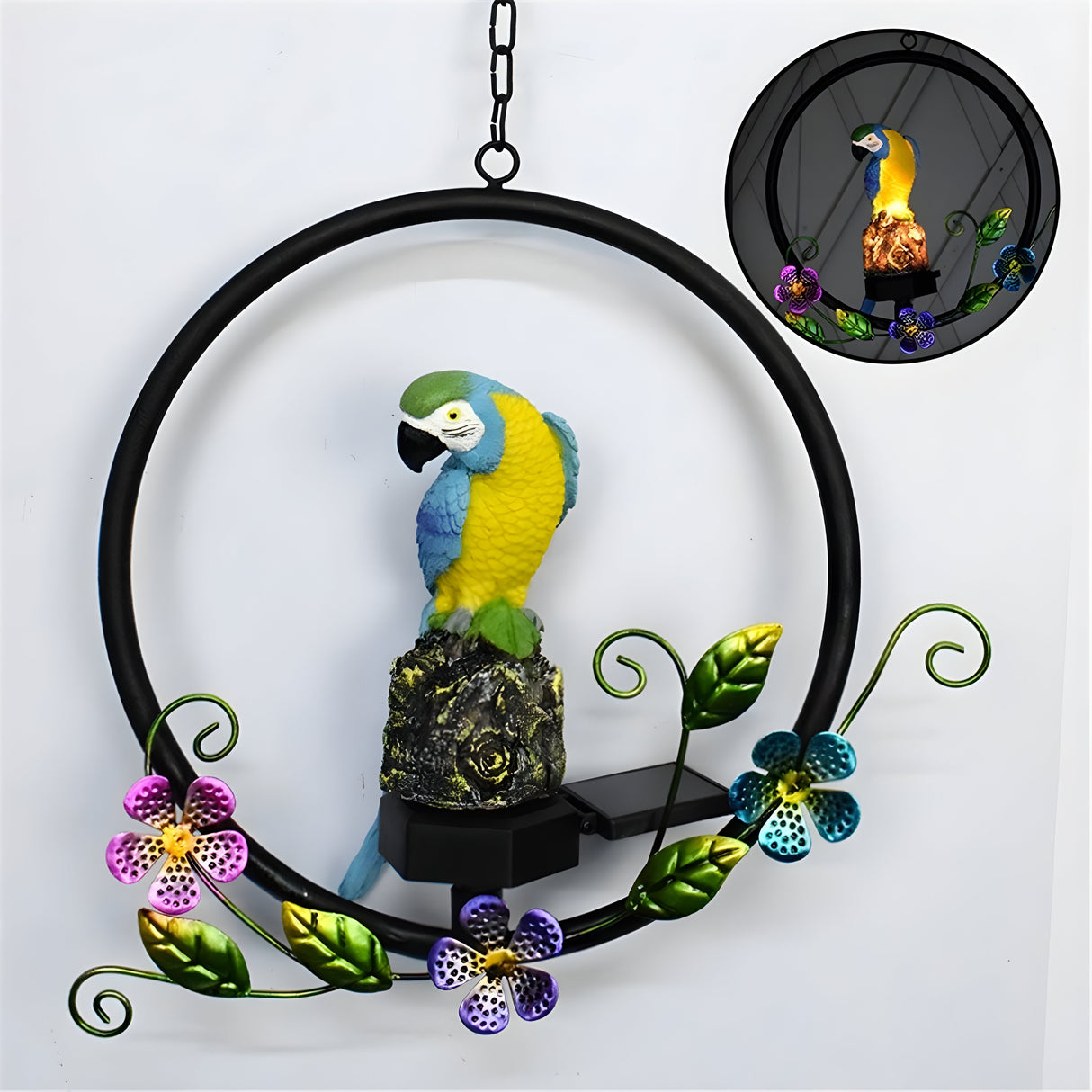 LumiOwl Light - Solcellsdriven Hängande Uggleljus Carvallo