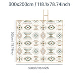 Picknickfilt med rutigt mönster – Vattentålig & Fällbar | Idealisk för Park, Strand & Camping Carvallo