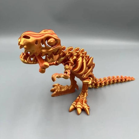 DinoFlex - Rörlig 3D-printad Dinosauriemodell för Lek och Dekor-Dinosaur Playsets-BB-Strålande brun-Hemnix