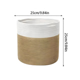 CottonCraft Korg - Fällbar Flätad Seilkorg Carvallo