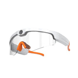 SmartSol – Solglasögon med Inbyggd Kamera och Trådlösa Hörlurar | Kompakta och Funktionella för Aktiva Äventyr-Action Video Cameras-BB-Transparent/Orange-Utan SD-kort-Hemnix