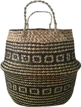 EcoHaven Korg - Fällbar Handgjord Rattan Vävd Blomkorg Carvallo