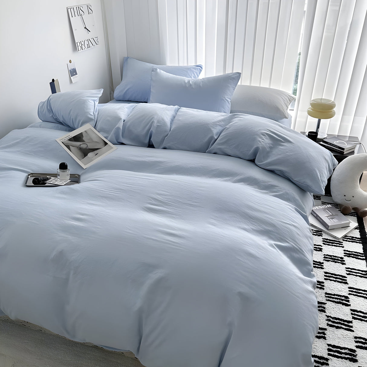 CloudHaven - Enfärgad bomull sängkläder set Carvallo