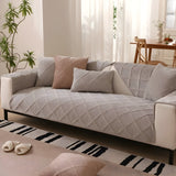CorduroyComfort Täckning - Lättsam, Halkfri Sammetsofaöverdrag Carvallo