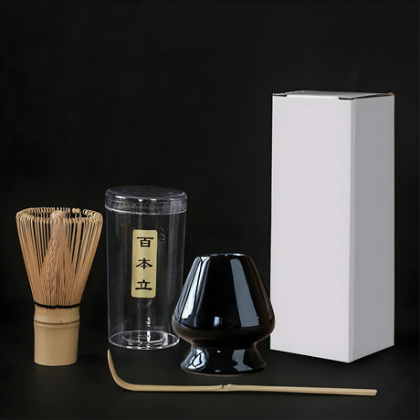 ChasenMaster Set - 3-delars Matcha Verktyg Set Carvallo