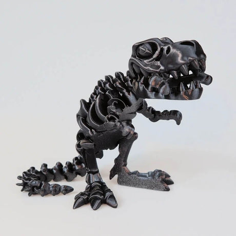 DinoFlex - Rörlig 3D-printad Dinosauriemodell för Lek och Dekor-Dinosaur Playsets-BB-Svart-Hemnix
