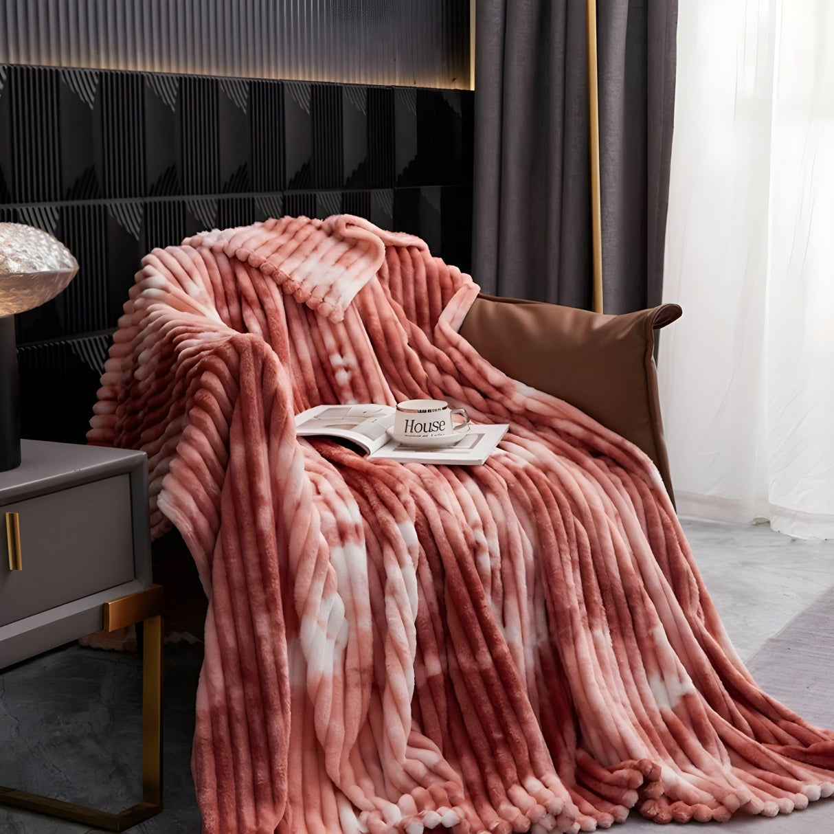 FlannelDream Blanket - Tie Dye Flanell Fleece-Blanket Carvallo