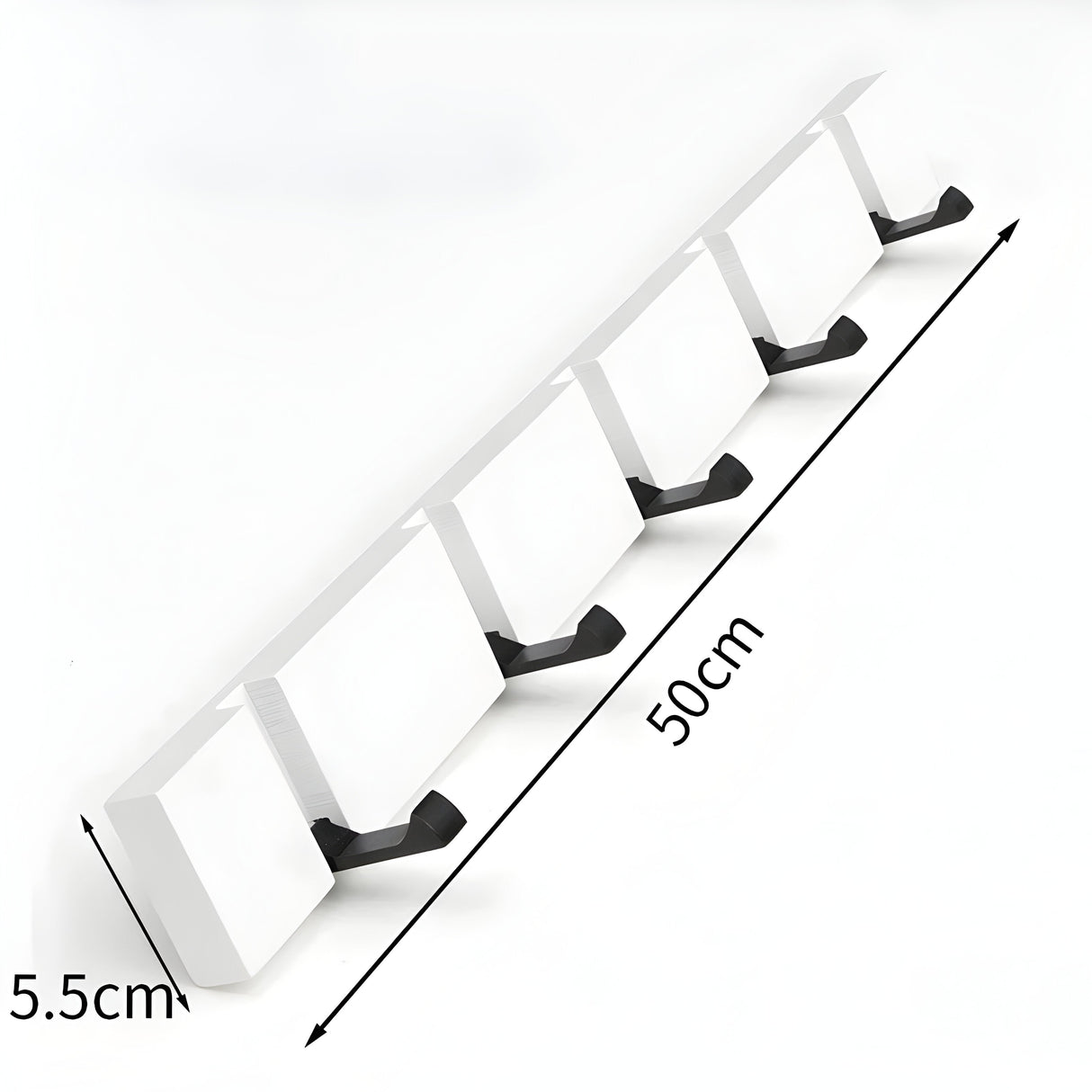 NordicHang Krok – Väggmonterad Träbadkroka Carvallo