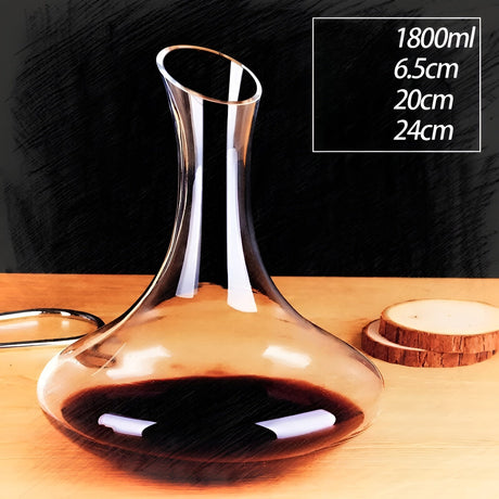 Kristall vinluftare i snäckform – Blyfri för vin eller konjak | Dekorativ för hemmet & bar Carvallo