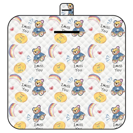 Fällbar Baby-spelmatta – Vattentålig och Polstret | Ideal för Strand & Picknick Carvallo