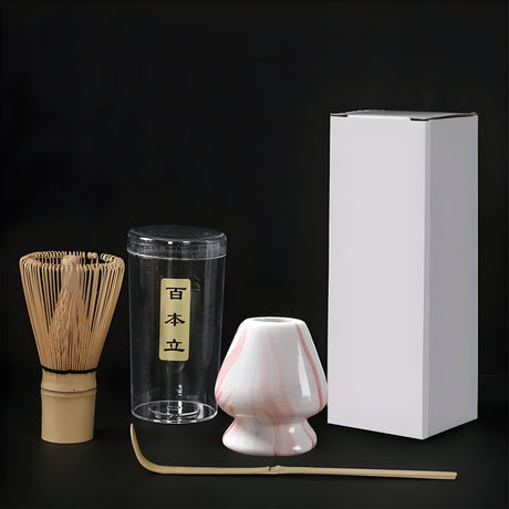 ChasenMaster Set - 3-delars Matcha Verktyg Set Carvallo