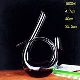 Kristall vinluftare i snäckform – Blyfri för vin eller konjak | Dekorativ för hemmet & bar Carvallo