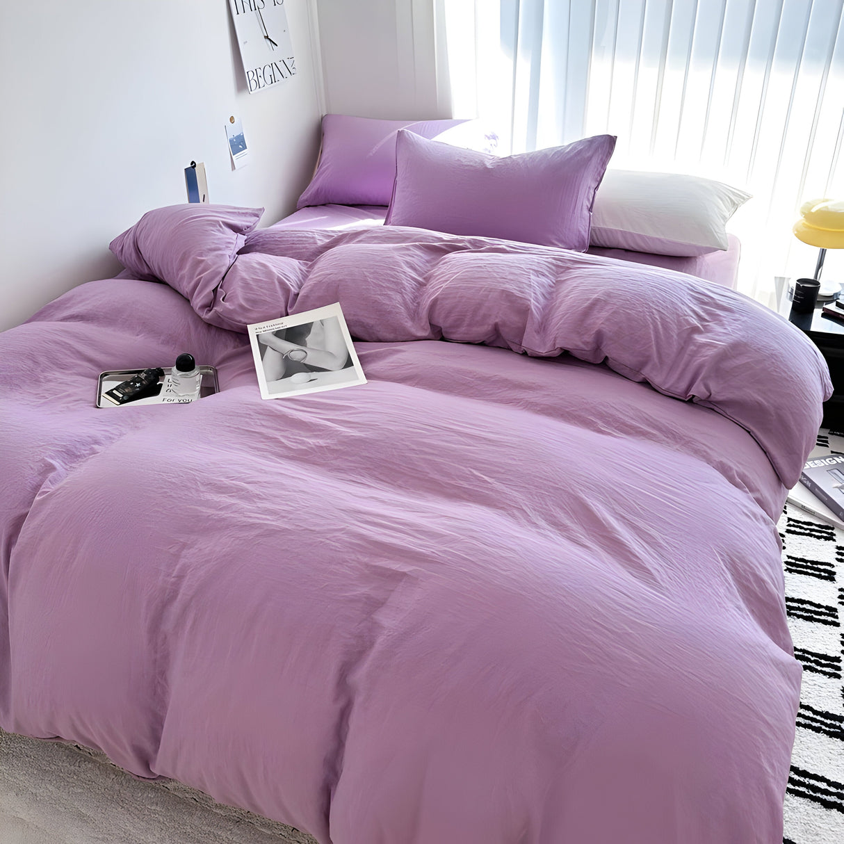 CloudHaven - Enfärgad bomull sängkläder set Carvallo