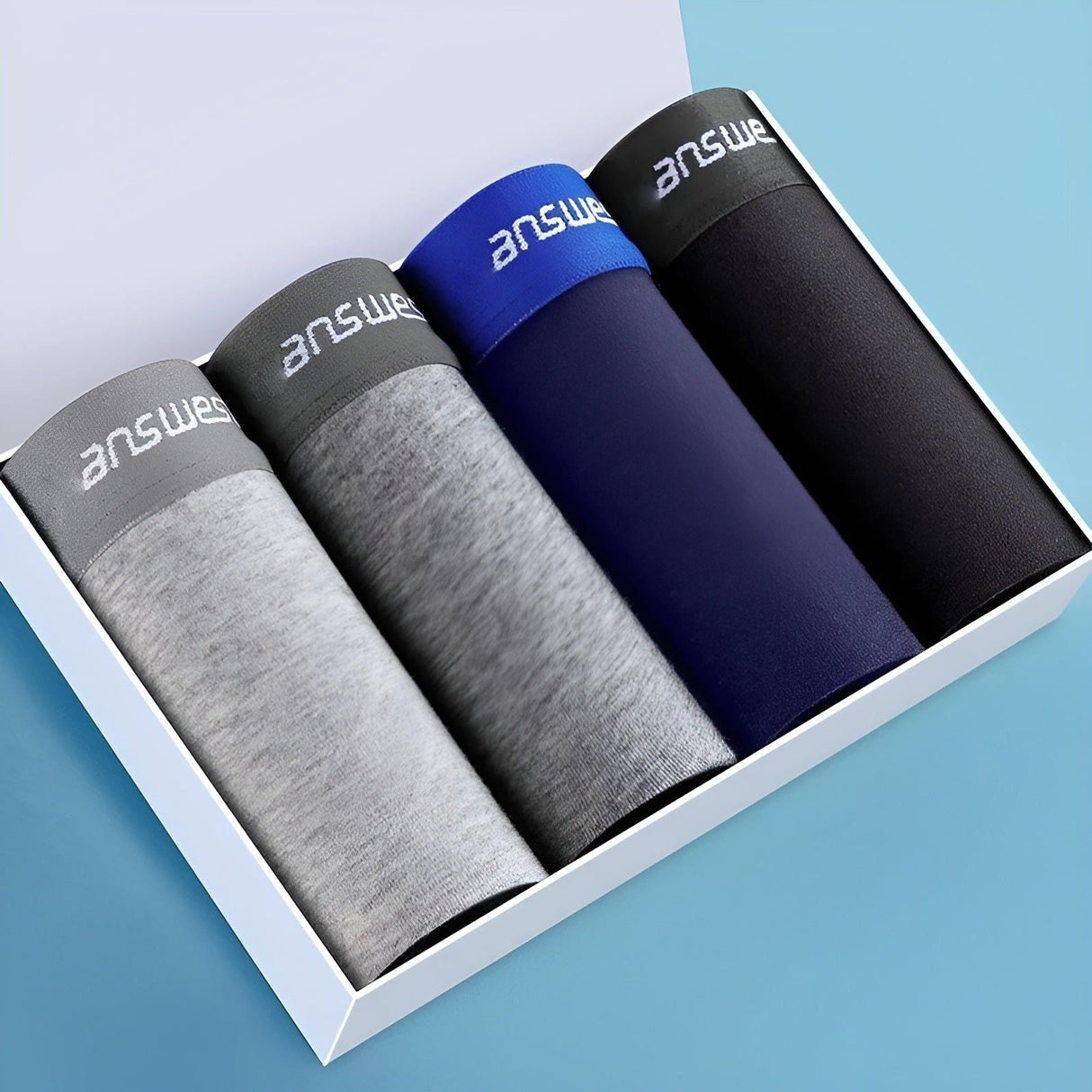 Amil Underwear - Andningsbara bomullsboxershorts för män Carvallo