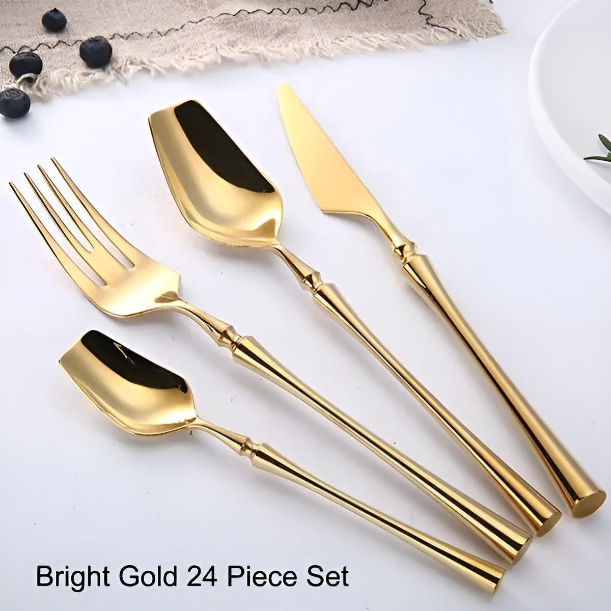 LuxeDining Bestickset - Rostfritt stål Diskmaskinssäkert bestickset 5 set Carvallo