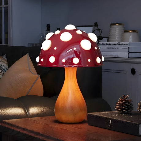 AmanitaDream Lampa - Amanita Svamp LED Vägglampa Carvallo