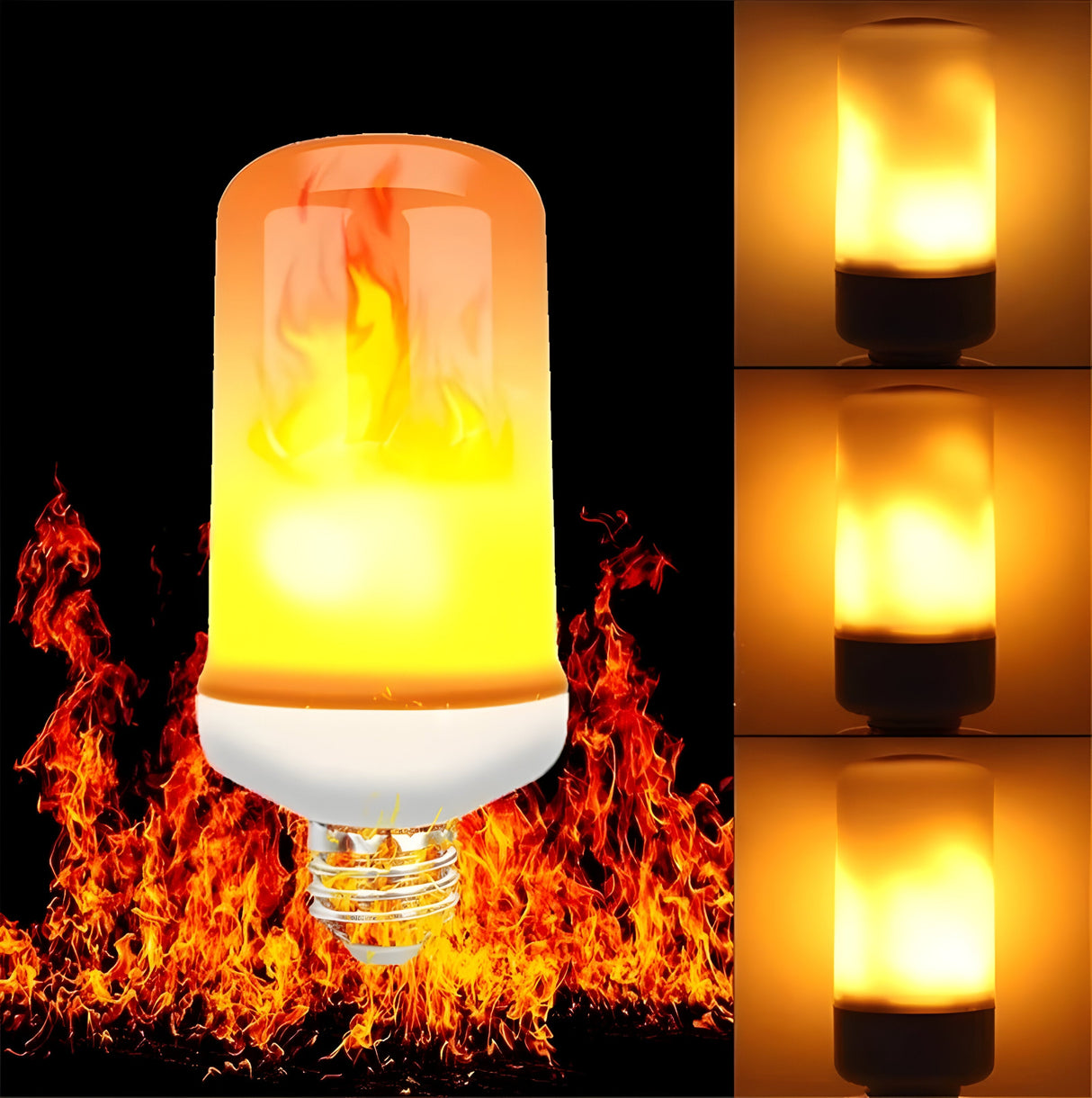 FlameGlow Light – Dekorativa LED-flamepærer Carvallo