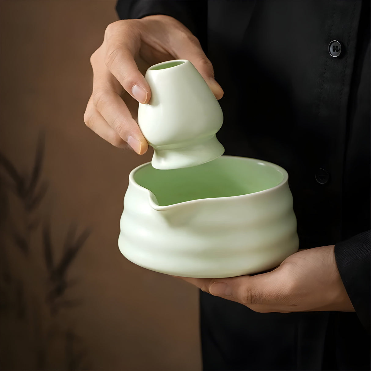 Matcha-set Keramik – Traditionellt Japanskt Te-set för Avkopplande Stunder Carvallo