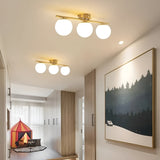 LED-taklampa i glas – Nordisk design | För vardagsrum & sovrum Carvallo