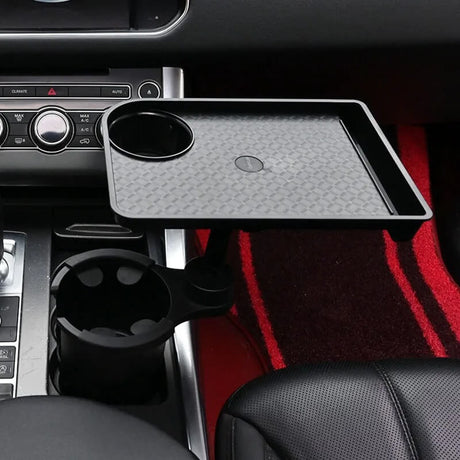 CarMealTray – Bilbricka med Roterande Serveringsyta | Ät och Organisera Smidigt i Bilen-Car Cup Holder-BB-Hemnix