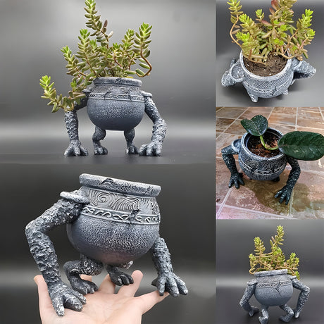 TerraKnight Pot - Trädgårdsrand Dekorativ Blomkruka Carvallo