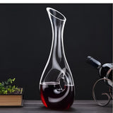Kristall vinluftare i snäckform – Blyfri för vin eller konjak | Dekorativ för hemmet & bar Carvallo