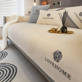 LuxeWrap Sofabeklädnad - Modern, Rutschskydd Sofakudsskydd Carvallo