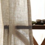 HikariVeil Gardiner - Japansk Stil Halvgenomskinliga Integritetsgardiner Carvallo