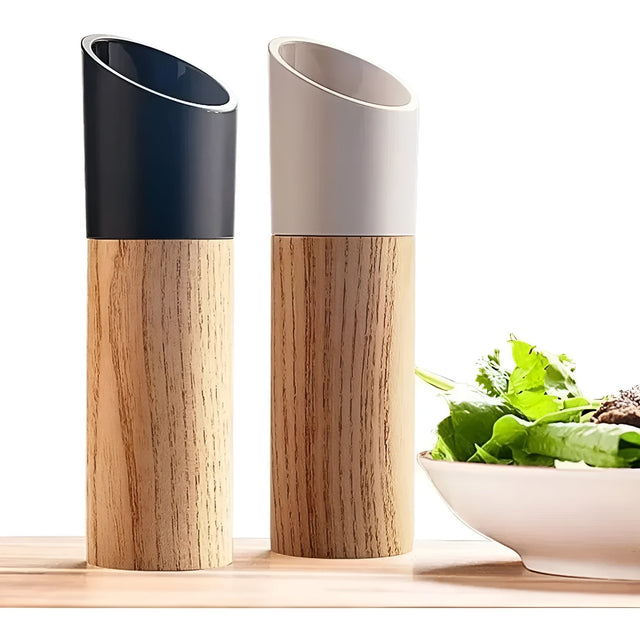Salt- och pepparkvarnset – Justerbar kvarn | Stilren för varje kök Carvallo