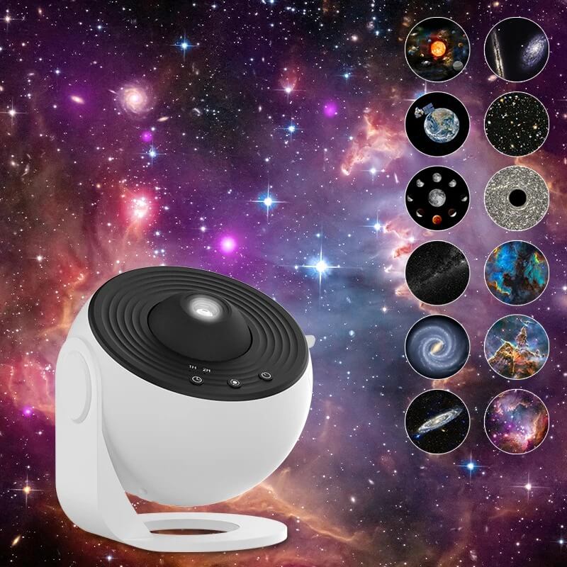 CosmaView – Stjärnhimmel Projektorlampa för Barnrum och Sovrum | Galaxy Projektor med 360° Rotation-Night Lights & Ambient Lighting-BB-Hemnix