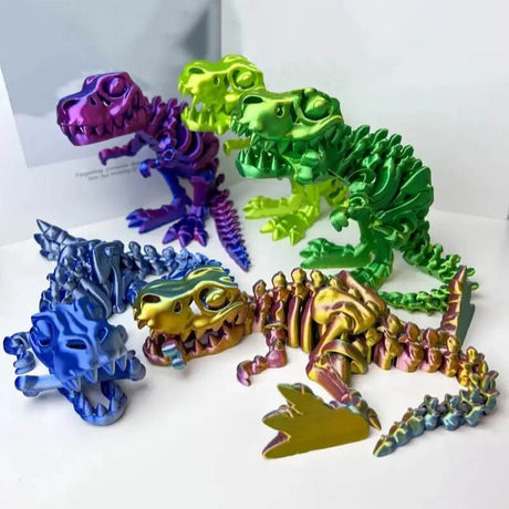 DinoFlex - Rörlig 3D-printad Dinosauriemodell för Lek och Dekor-Dinosaur Playsets-BB-Hemnix