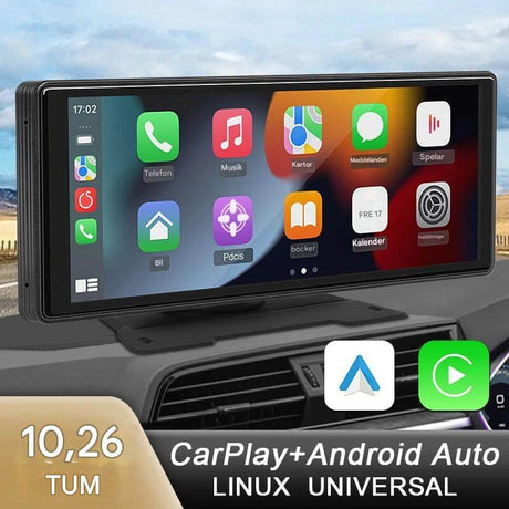 ViewMirror – Trådlös Smart Skärm för Bilen | CarPlay & Android Auto Utan Krångel-Rearview Mirror Mounts-BB-Hemnix