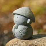 SatoriStone Dekor - 2st Japansk Sten Buddha Dekoration Carvallo