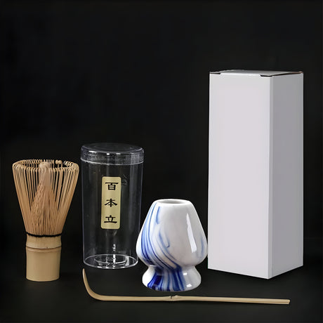 ChasenMaster Set - 3-delars Matcha Verktyg Set Carvallo