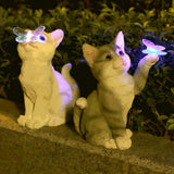 SolarPaws Ljus - Dekorativ Kattsolar LED Figur Figurine Ljus Carvallo